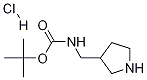 3-(BOC-AMINOMETHYL)-PYRROLIDINE-HCL结构式