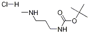 Structure of 1-Boc-Amino-3-methylaminopropane hydrochloride