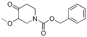 benzyl 3-methoxy-4-oxopiperidine-1-carboxylate结构式