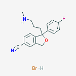 DESMETHYL CITALOPRAM HYDROBROMIDE结构式