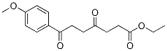 4,7-二氧代-7-(4-甲氧基苯基)庚酸乙酯结构式