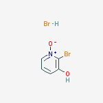 Structure of 2-BROMO-3-HYDROXYPYRIDINE-N-OXIDE HYDROBROMIDE