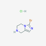 Structure of 3-bromo-5,6,7,8-tetrahydro-Imidazo[1,5-a]pyrazine hydrochloride