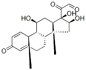 21-Dehydro-16α-hydroxy Prednisolone结构式