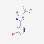 Structure of 3-(3-fluorophenyl)-1h-pyrazole-5-carboxylic Acid