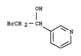 3-Pyridinemethanol, a-(bromomethyl)-结构式