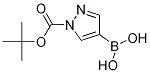 Structure of 1-Boc-1H-pyrazole-4-boronic acid