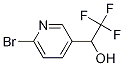 1-[6-溴-3-吡啶基]-2,2,2-三氟乙醇结构式