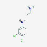 Structure of 1,3-Propanediamine, N1-(3,4-dichlorophenyl)-