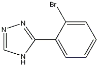 3-(2-Bromophenyl)-4H-1,2,4-triazole结构式