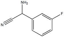 Structure of 2-aMino-2-(3-fluorophenyl)acetonitrile