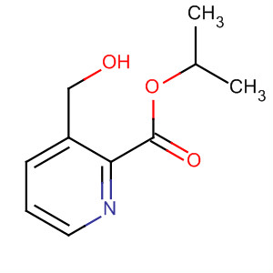 2-Pyridinecarboxylic acid, 3-(hydroxymethyl)-, 1-methylethyl ester结构式