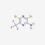 Structure of 3,5-Dibromo-6-trifluoromethyl-pyrazin-2-ylamine