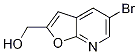 Structure of (5-Bromofuro[2,3-b]pyridin-2-yl)methanol
