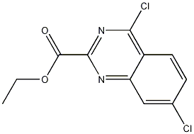Structure of ethyl 4,7-dichloroquinazoline-2-carboxylate