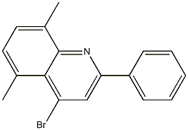 Structure of 4-Bromo-5,8-dimethyl-2-phenylquinoline