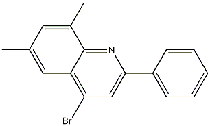 Structure of 4-Bromo-6,8-dimethyl-2-phenylquinoline
