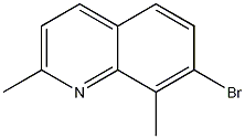 Structure of 7-Bromo-2,8-dimethylquinoline