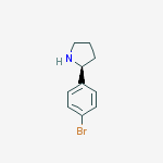 Structure of (S)-2-(4-BROMOPHENYL)PYRROLIDINE