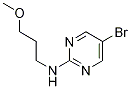Structure of 5-Bromo-2-(3-methoxypropylamino)pyrimidine