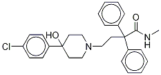 4-(4-Chlorophenyl)-4-hydroxy-N-(methyl-d3)-a,a-diphenyl-1-piperidinebutanamide结构式