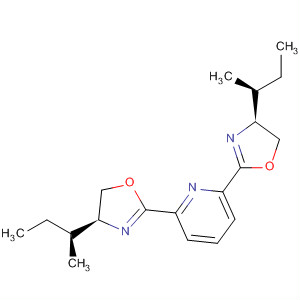 Structure of Pyridine, 2,6-bis[(4S)-4,5-dihydro-4-[(1S)-1-methylpropyl]-2-oxazolyl]-