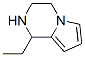 1-乙基-1,2,3,4-四氢-吡咯并[1,2-A]吡嗪结构式