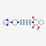 Structure of 6-HYDROXY BUSPIRONE-D8