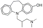 Structure of 11-[2-methyl-3-[methyl(trideuteriomethyl)amino]propyl]-5,6-dihydrobenzo[b][1]benzazepin-3-ol