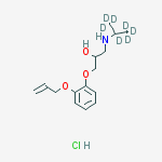 Structure of OXPRENOLOL