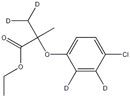 Structure of Clofibrate-D4