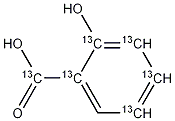 Structure of Salicylic Acid-13C6