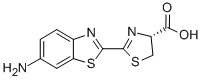 Structure of 4,5-DIHYDRO-2[6-AMINO-2-BENZTHIAZOLYL]-4-THIAZOLE CARBOXYLIC ACID