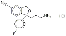 Structure of racDidemethyl Citalopram Hydrochloride