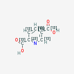 Structure of 2,5-PYRIDINEDICARBONYL ACID-13C7