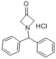 Structure of 1-(DIPHENYLMETHYL)-3-AZETIDINONE HYDROCHLORIDE