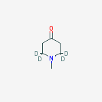 Structure of 1-METHYL-4-PIPERIDONE-2,2,6,6-D4