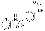 N-乙酰磺胺吡啶-D4结构式