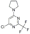 Structure of 4-Chloro-6-pyrrolidin-1-yl-2-trifluoromethylpyrimidine