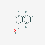 Structure of 1-NAPHTHALENEMETHANOL-D7