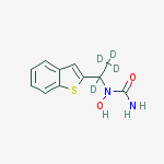 Structure of Zileuton-d4 (Major)
