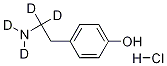 Structure of Tyramine-d4 Hydrochloride