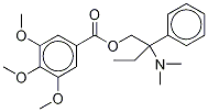 Structure of [3,3,4,4,4-pentadeuterio-2-(dimethylamino)-2-phenylbutyl] 3,4,5-trimethoxybenzoate