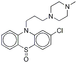 Structure of 2-Chloro-10-[3-(4-methyl-d3-1-piperazinyl)propyl]-10H-phenothiazine 5-Oxide