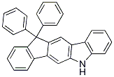 Structure of Indeno[1,2-b]carbazole, 5,11-dihydro-11,11-diphenyl-