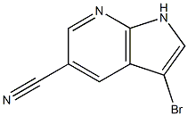 3-Bromo-5-Cyano-7-azaindole结构式