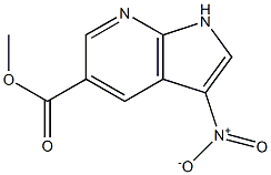 Structure of 3-Nitro-7-azaindole-5-carboxylic acid methyl ester
