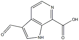 Structure of 3-Formyl-6-azaindole-7-carboxylic acid