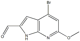 Structure of 4-bromo-6-methoxy-1h-pyrrolo[2,3-b]pyridine