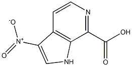 Structure of 3-Nitro-6-azaindole-7-carboxylic acid